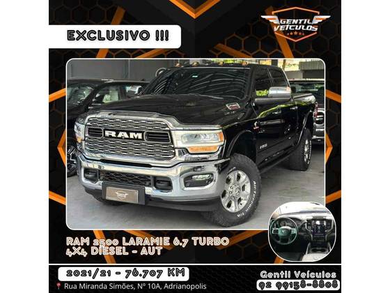 RAM 2500 6.7 I6 TURBO DIESEL LARAMIE CD 4X4 AUTOMÁTICO RAM 2500 6.7 I6 TURBO DIESEL LARAMIE CD 4X4 AUTOMÁTICO